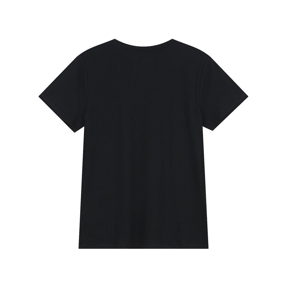 Giordano Women’s Comfort Fit Cotton Crew Neck Printed Tee - first_variant_option_2 Premium Print Tee for Giordano