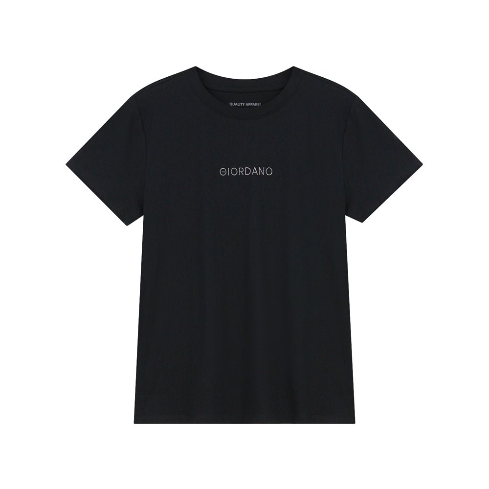 Giordano Women’s Comfort Fit Cotton Crew Neck Printed Tee - first_variant_option_2 Premium Print Tee for Giordano