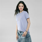 Giordano Women's Comfort Fit Cotton Floral Graphic Tee - first_variant_option_2 Premium Print Tee for Giordano