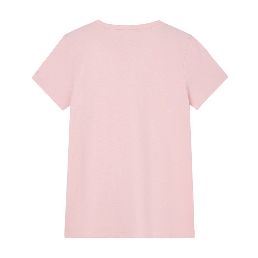 Giordano Women's Comfort Fit Cotton Floral Graphic Tee - Premium Print Tee