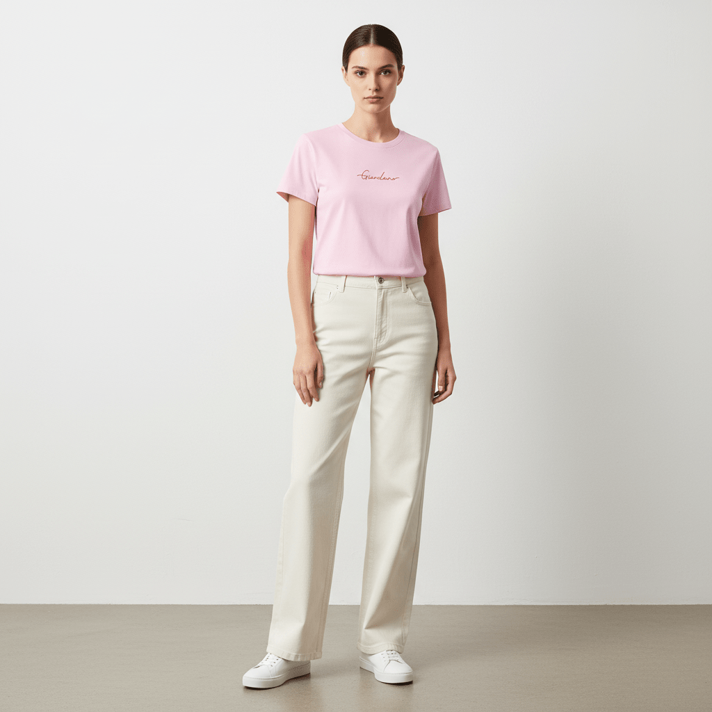 Giordano Women’s Comfort Fit Cotton Signature Print Tee - first_variant_option_2 Premium Print Tee for Giordano