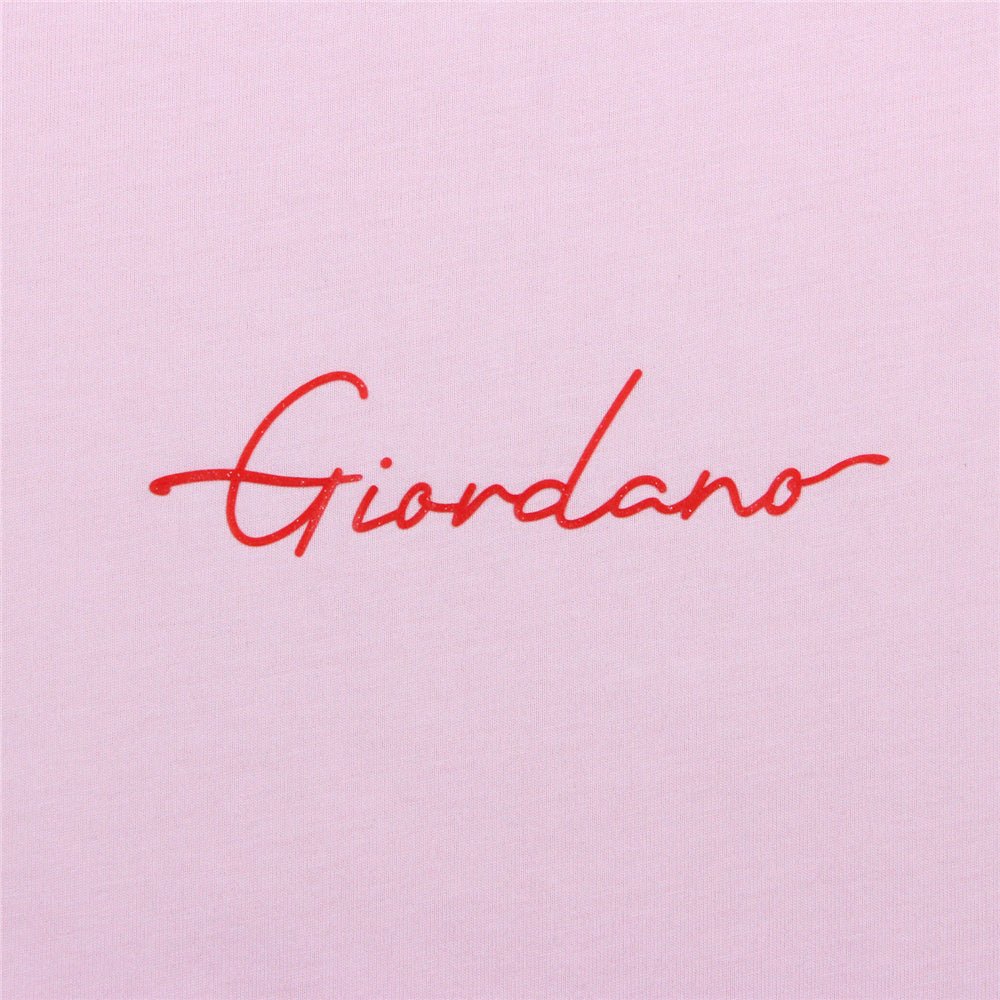 Giordano Women’s Comfort Fit Cotton Signature Print Tee - first_variant_option_2 Premium Print Tee for Giordano