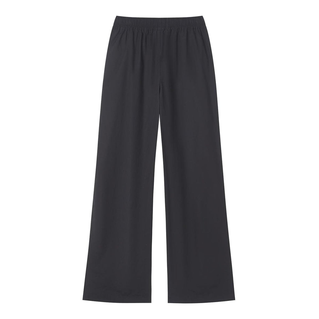 Giordano Women's Cool Touch Cotton Poplin Wide Leg Pants - Premium Pants