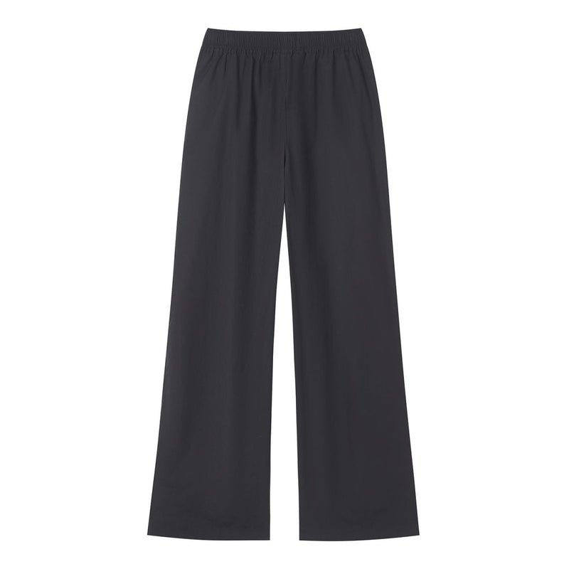 Giordano Women's Cool Touch Cotton Poplin Wide Leg Pants - Premium Pants