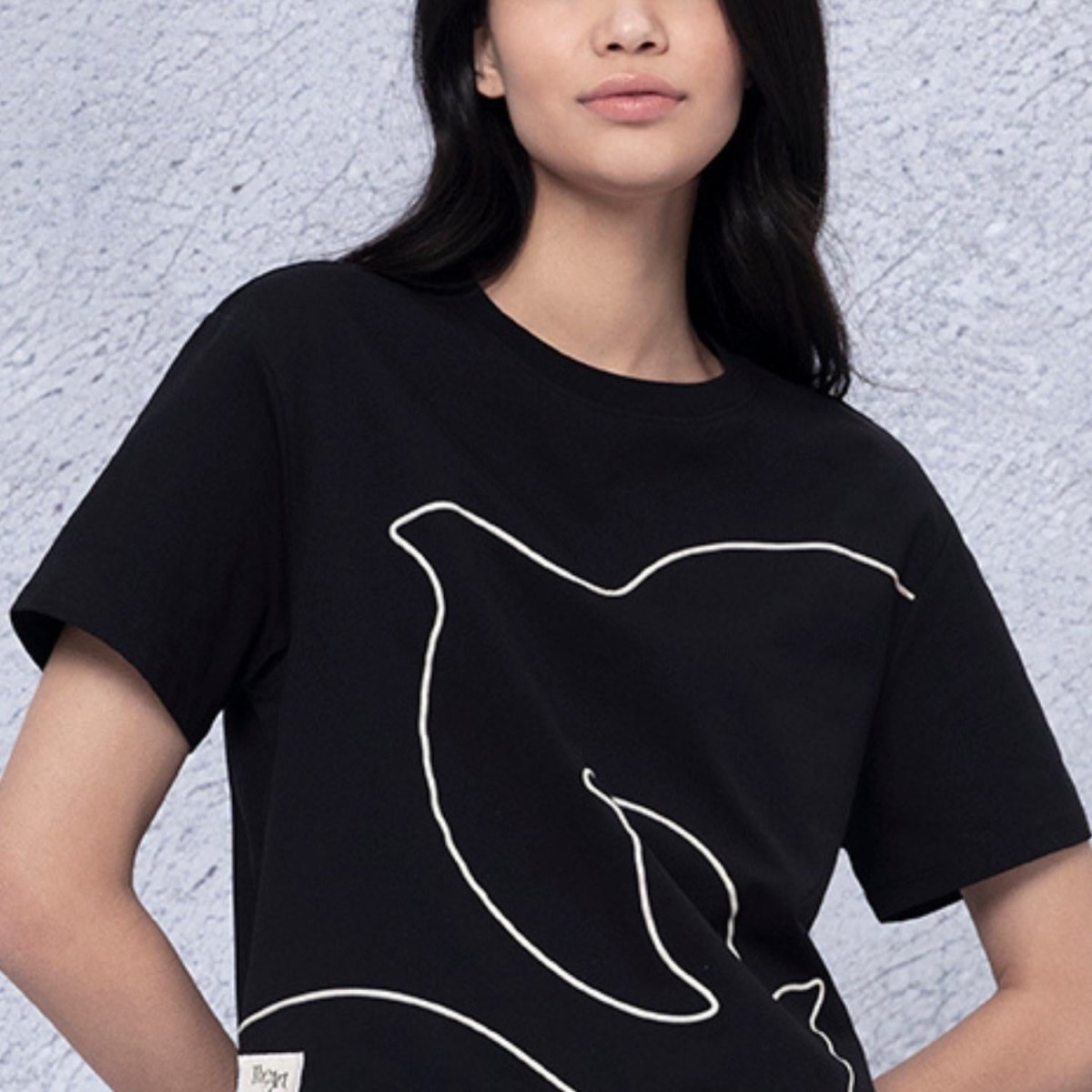 Giordano Women's Cotton Blend Print Tee - Premium Print Tee