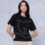 Giordano Women's Cotton Blend Print Tee - Premium Print Tee