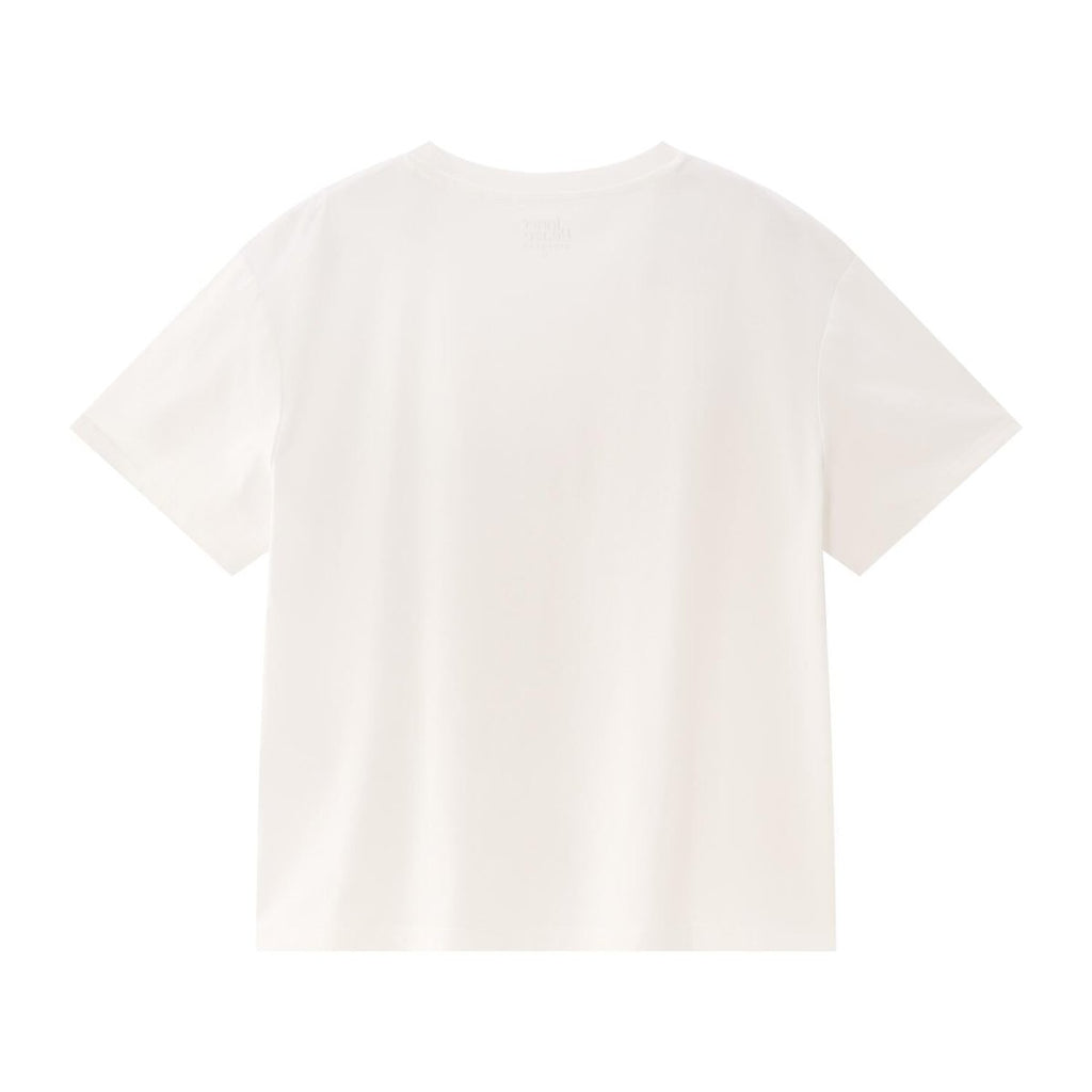 Giordano Women's Cotton Blend Print Tee - Premium Print Tee