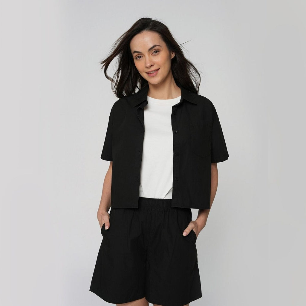 Giordano Women's Cotton Cool Poplin Shirt - first_variant_option_2 Premium Shirts for Giordano