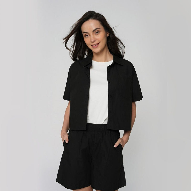 Giordano Women's Cotton Cool Poplin Shirt - first_variant_option_2 Premium Shirts for Giordano