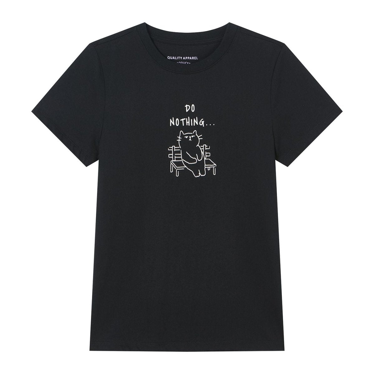 Giordano Women’s Cotton Crew Neck Printed Comfort Tee - first_variant_option_2 Premium Print Tee for Giordano