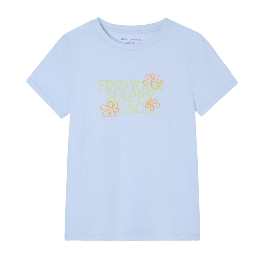 Giordano Women’s Cotton Crew Neck Printed Comfort Tee - first_variant_option_2 Premium Print Tee for Giordano