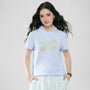 Giordano Women’s Cotton Crew Neck Printed Comfort Tee - first_variant_option_2 Premium Print Tee for Giordano