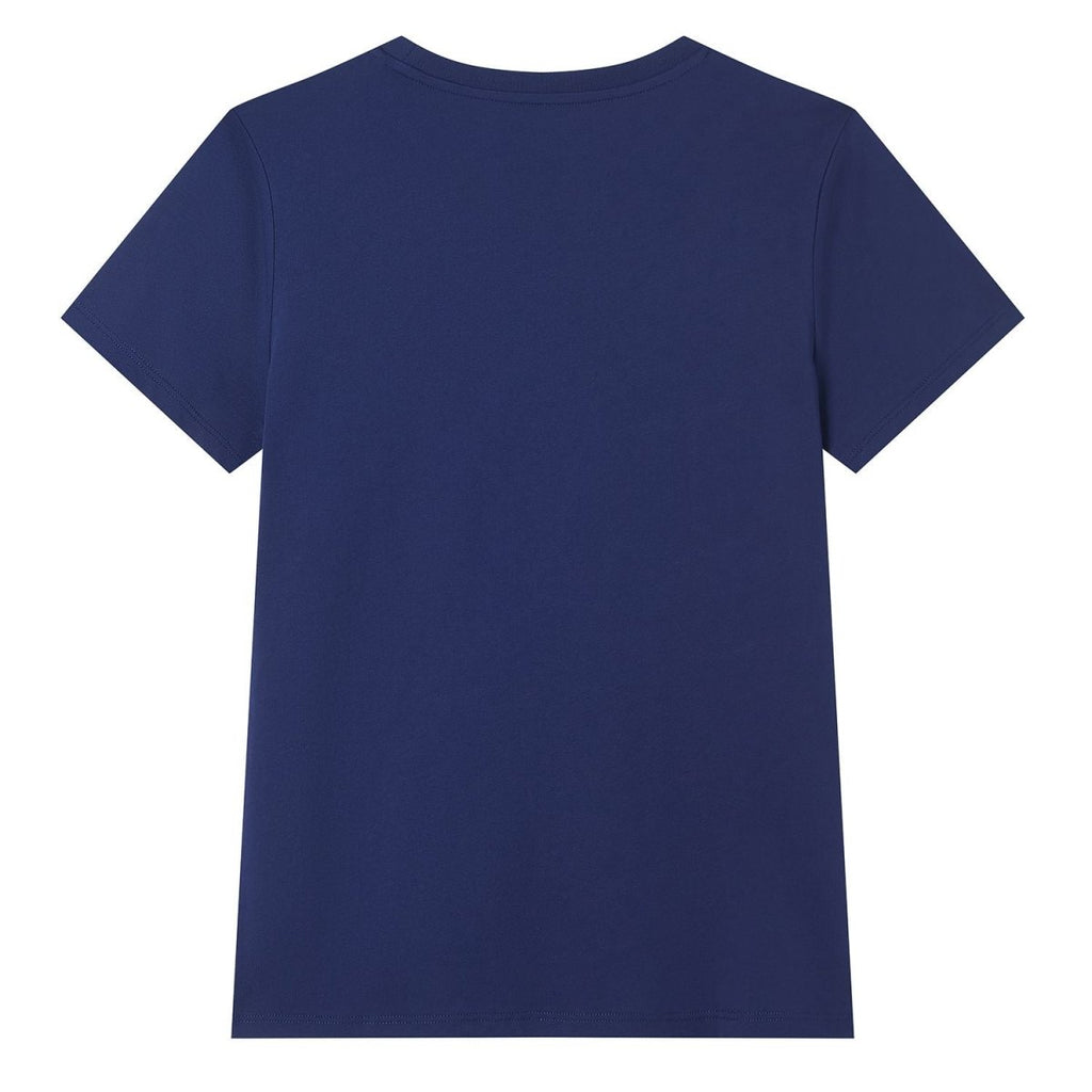 Giordano Women’s Cotton Crew Neck Printed Comfort Tee - Premium Print Tee