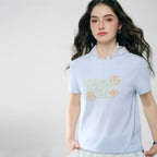 Giordano Women’s Cotton Crew Neck Printed Comfort Tee - first_variant_option_2 Premium Print Tee for Giordano