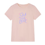 Giordano Women’s Cotton Crew Neck Printed Comfort Tee - Premium Print Tee