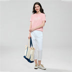 Giordano Women’s Cotton Crew Neck Printed Comfort Tee - first_variant_option_2 Premium Print Tee for Giordano