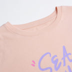 Giordano Women’s Cotton Crew Neck Printed Comfort Tee - Premium Print Tee