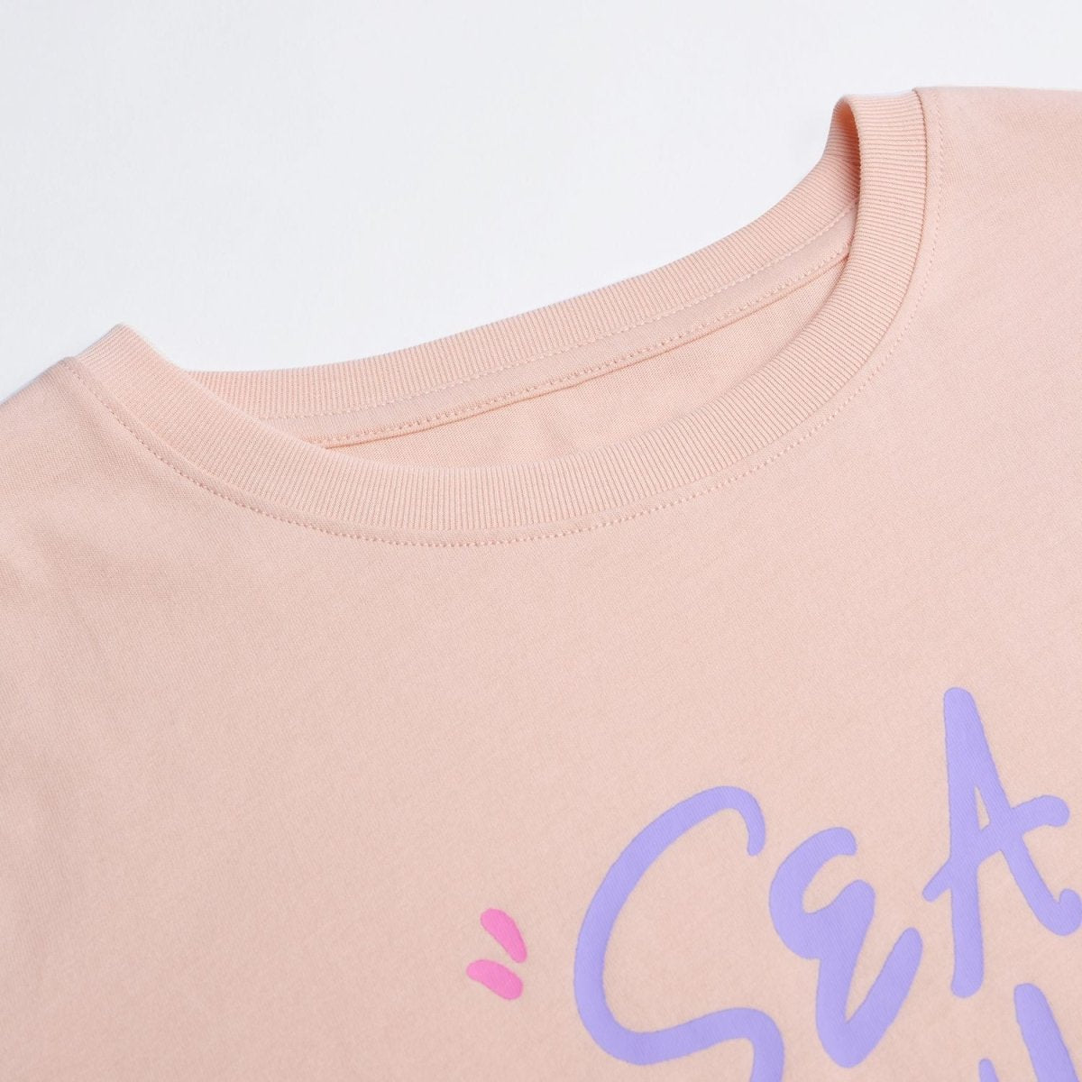 Giordano Women’s Cotton Crew Neck Printed Comfort Tee - Premium Print Tee