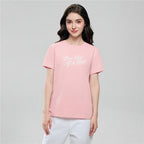Giordano Women’s Cotton Crew Neck Printed Comfort Tee - first_variant_option_2 Premium Print Tee for Giordano