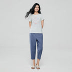 Giordano Women’s Cotton Crew Neck Printed Comfort Tee - first_variant_option_2 Premium Print Tee for Giordano