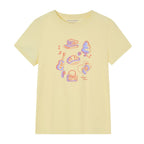 Giordano Women’s Cotton Crew Neck Printed Comfort Tee - first_variant_option_2 Premium Print Tee for Giordano