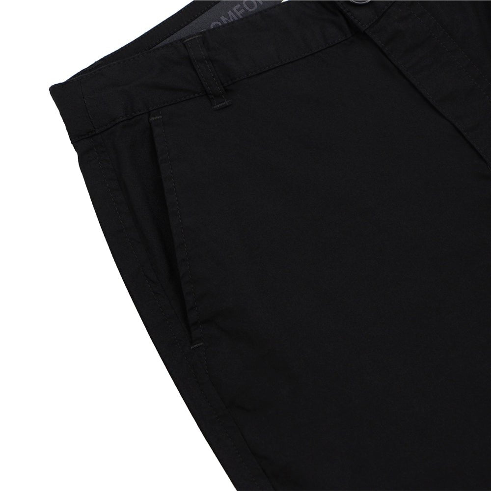 Giordano Women's Cotton Elastane Twill Mid Rise Elastic Waist Pants - Premium Pants