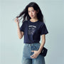 Giordano Women’s Cotton Holiday Graphic T-Shirt | Online Exclusive - first_variant_option_2 Premium Print Tee for Giordano