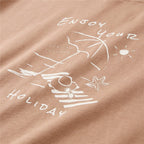 Giordano Women’s Cotton Holiday Graphic T-Shirt | Online Exclusive - first_variant_option_2 Premium Print Tee for Giordano