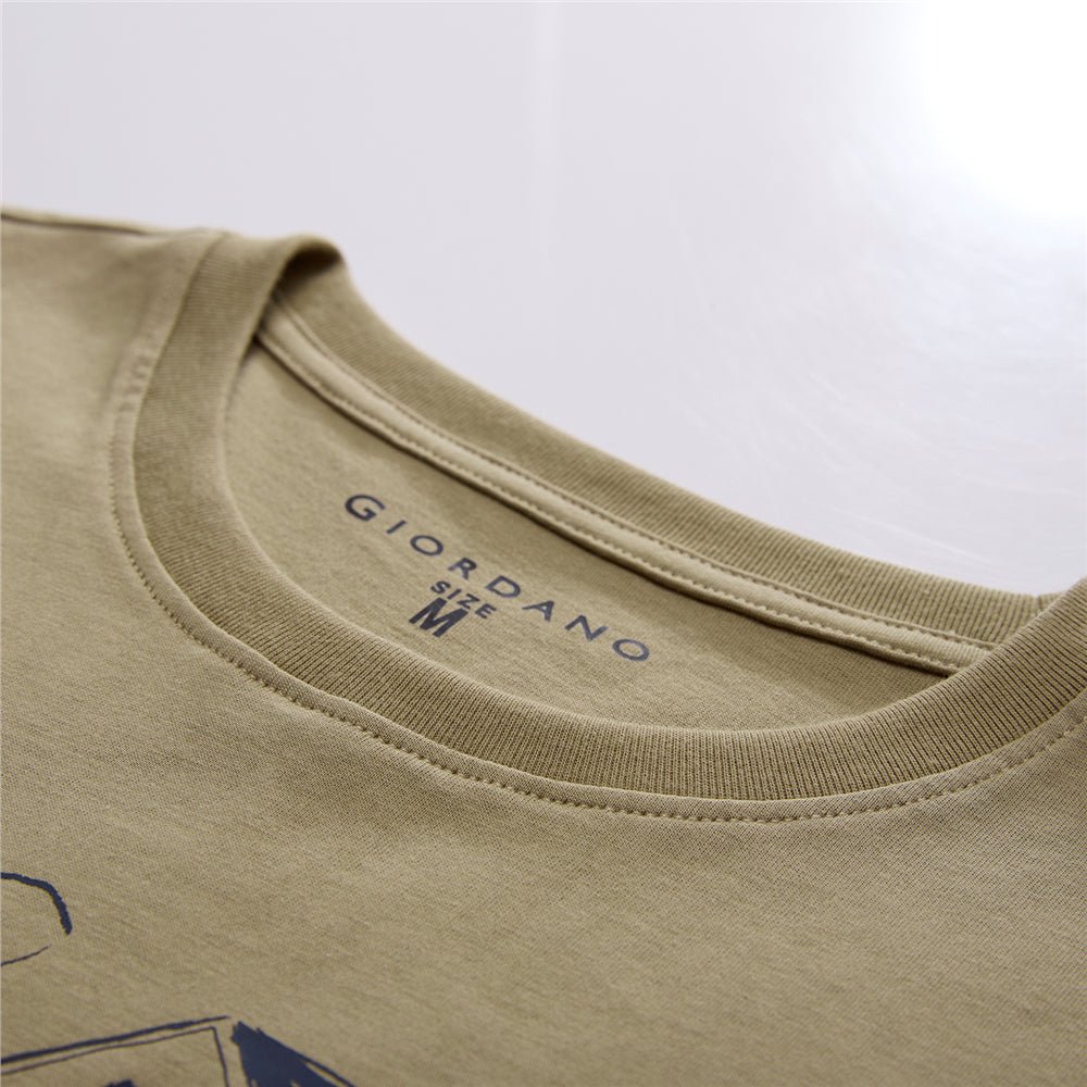 Giordano Women’s Cotton Holiday Graphic T-Shirt | Online Exclusive - first_variant_option_2 Premium Print Tee for Giordano