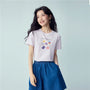 Giordano Women’s Cotton Holiday Graphic T-Shirt | Online Exclusive - first_variant_option_2 Premium Print Tee for Giordano