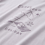 Giordano Women’s Cotton Holiday Graphic T-Shirt | Online Exclusive - first_variant_option_2 Premium Print Tee for Giordano