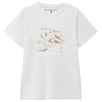 Giordano Women’s Cotton Holiday Graphic T-Shirt | Online Exclusive - first_variant_option_2 Premium Print Tee for Giordano