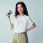 Giordano Women’s Cotton Holiday Graphic T-Shirt | Online Exclusive - first_variant_option_2 Premium Print Tee for Giordano