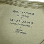 Giordano Women's Cotton Interlock Crew Neck Short Sleeve Comfort Tee - Premium Tee