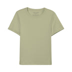 Giordano Women's Cotton Interlock Crew Neck Short Sleeve Comfort Tee - Premium Tee