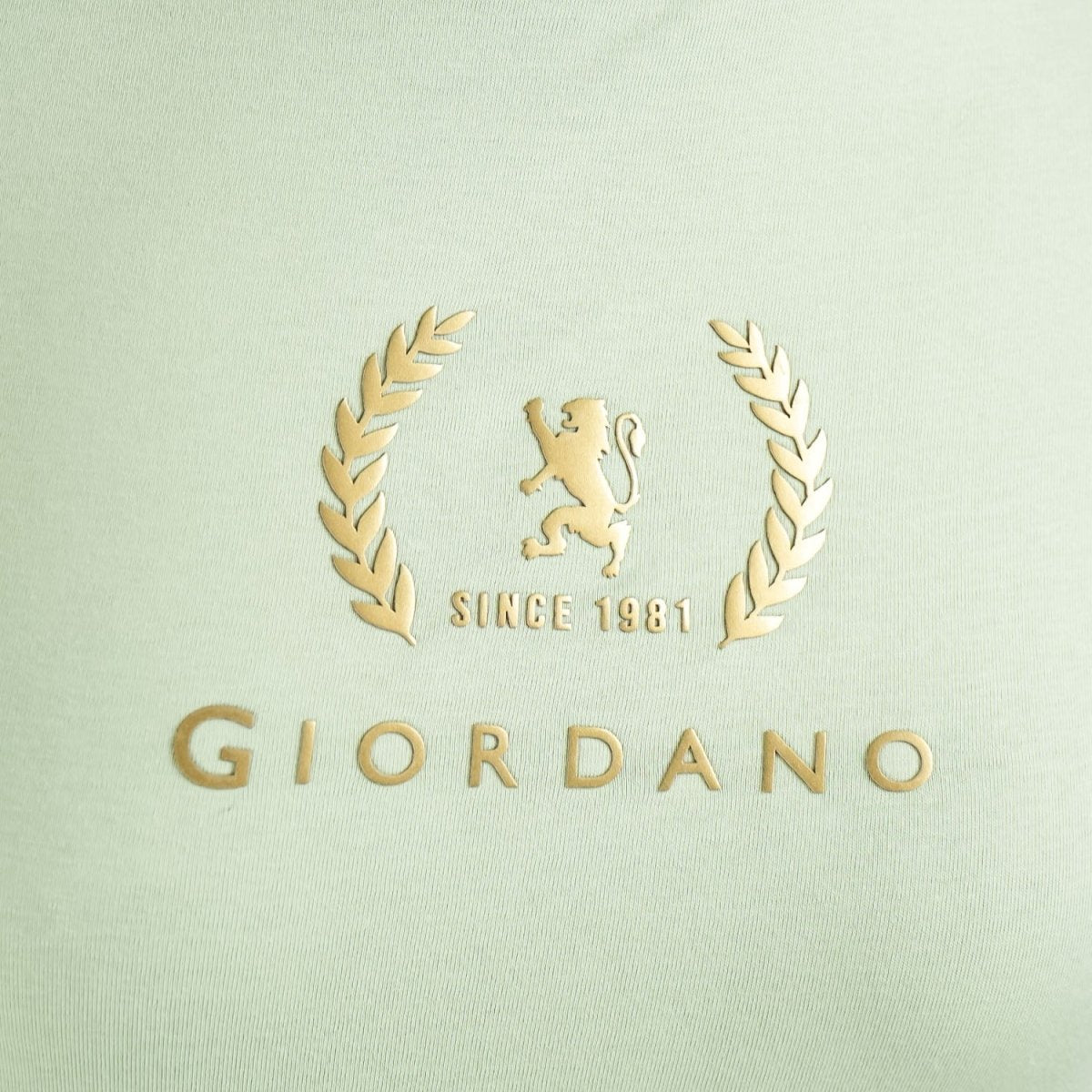 Giordano Women's Cotton Jersey Crew Neck Logo Print Tee - Premium Print Tee
