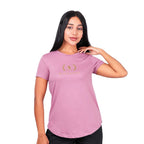 Giordano Women's Cotton Jersey Crew Neck Logo Print Tee - Premium Print Tee