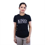 Giordano Women's Cotton Jersey Crew Neck Short Sleeve Message Print Tee - Premium Print Tee