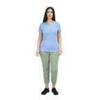 Giordano Women's Cotton Jersey Crew Neck Short Sleeve Message Print Tee - Premium Print Tee