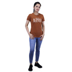 Giordano Women's Cotton Jersey Crew Neck Short Sleeve Message Print Tee - Premium Print Tee