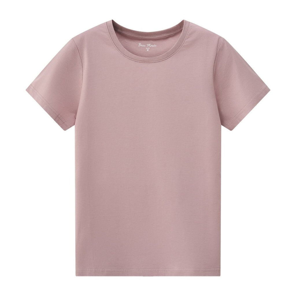 Giordano Women's Cotton Jersey Crewneck Regular Tee | Online Exclusive - first_variant_option_2 Premium Tee for Giordano