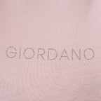 Giordano Women's Cotton Jersey Crewneck Short-Sleeve Comfort Fit Signature Print Tee - Premium Print Tee