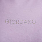 Giordano Women's Cotton Jersey Crewneck Short-Sleeve Comfort Fit Signature Print Tee - Premium Print Tee