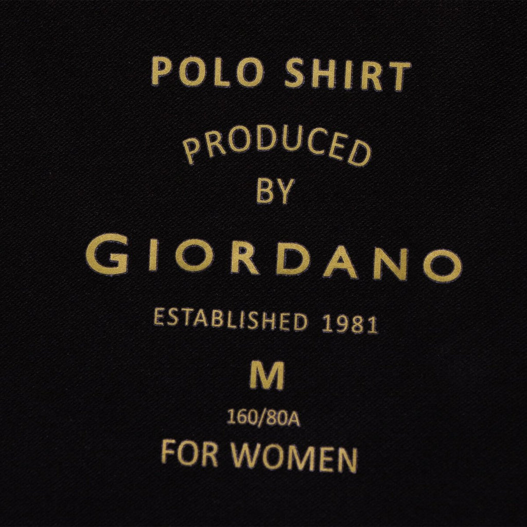 Giordano Women's Cotton-Lycra Polo - Premium Polo