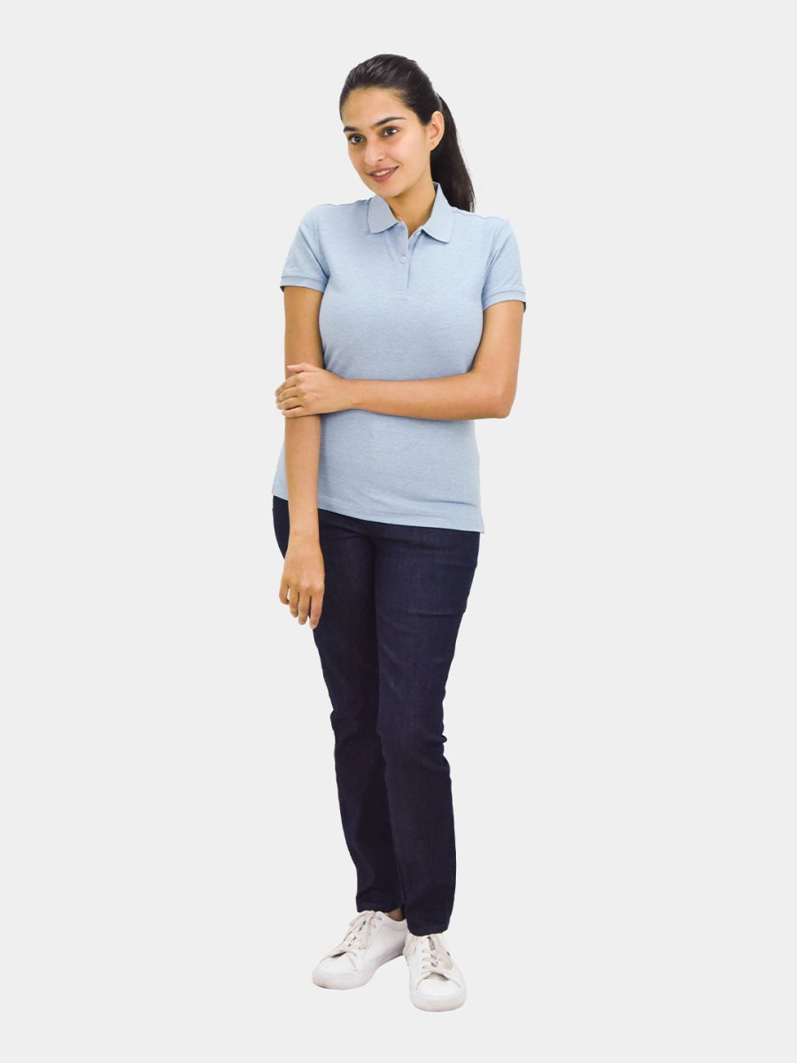Giordano Women's Cotton-Lycra Polo - Premium Polo