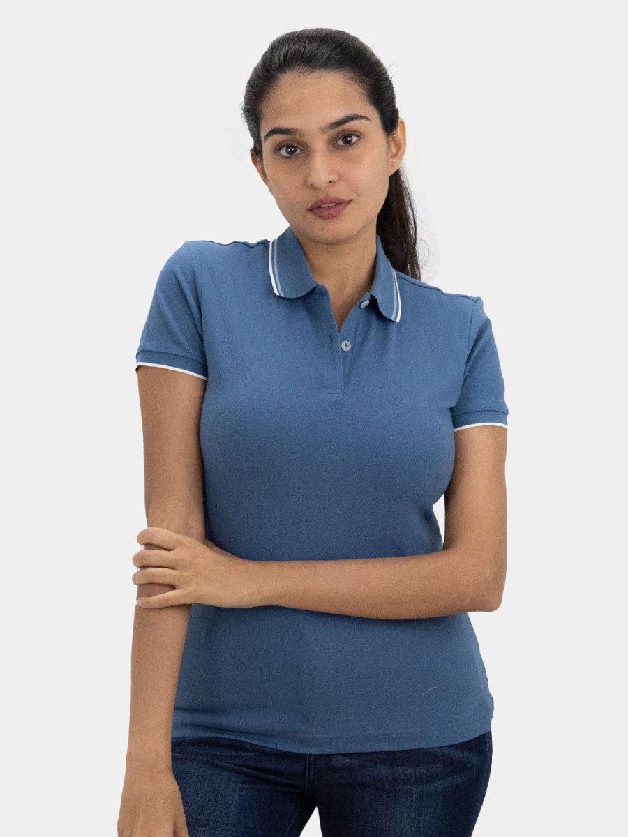 Giordano Women's Cotton-Lycra Polo - Premium Polo