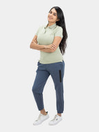 Giordano Women's Cotton-Lycra Polo - Premium Polo