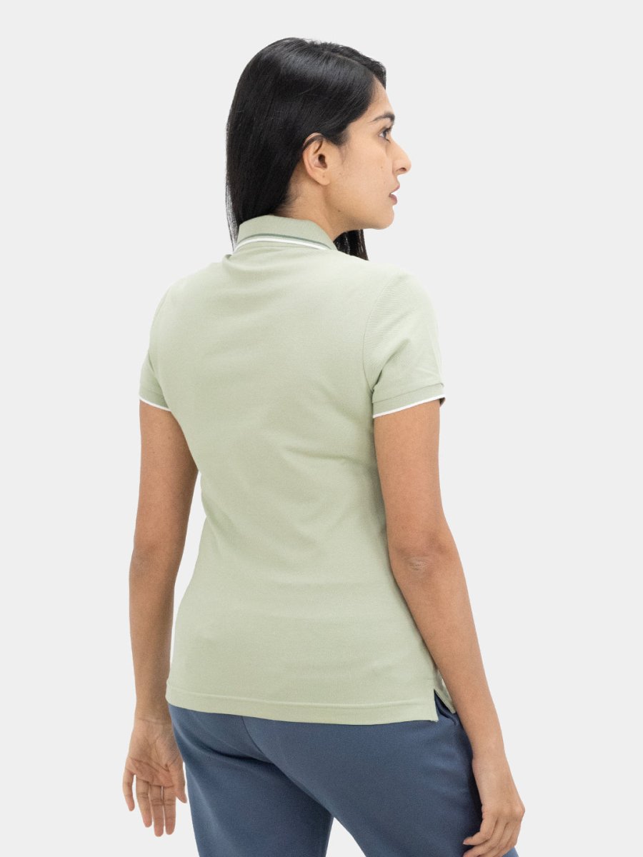 Giordano Women's Cotton-Lycra Polo - Premium Polo