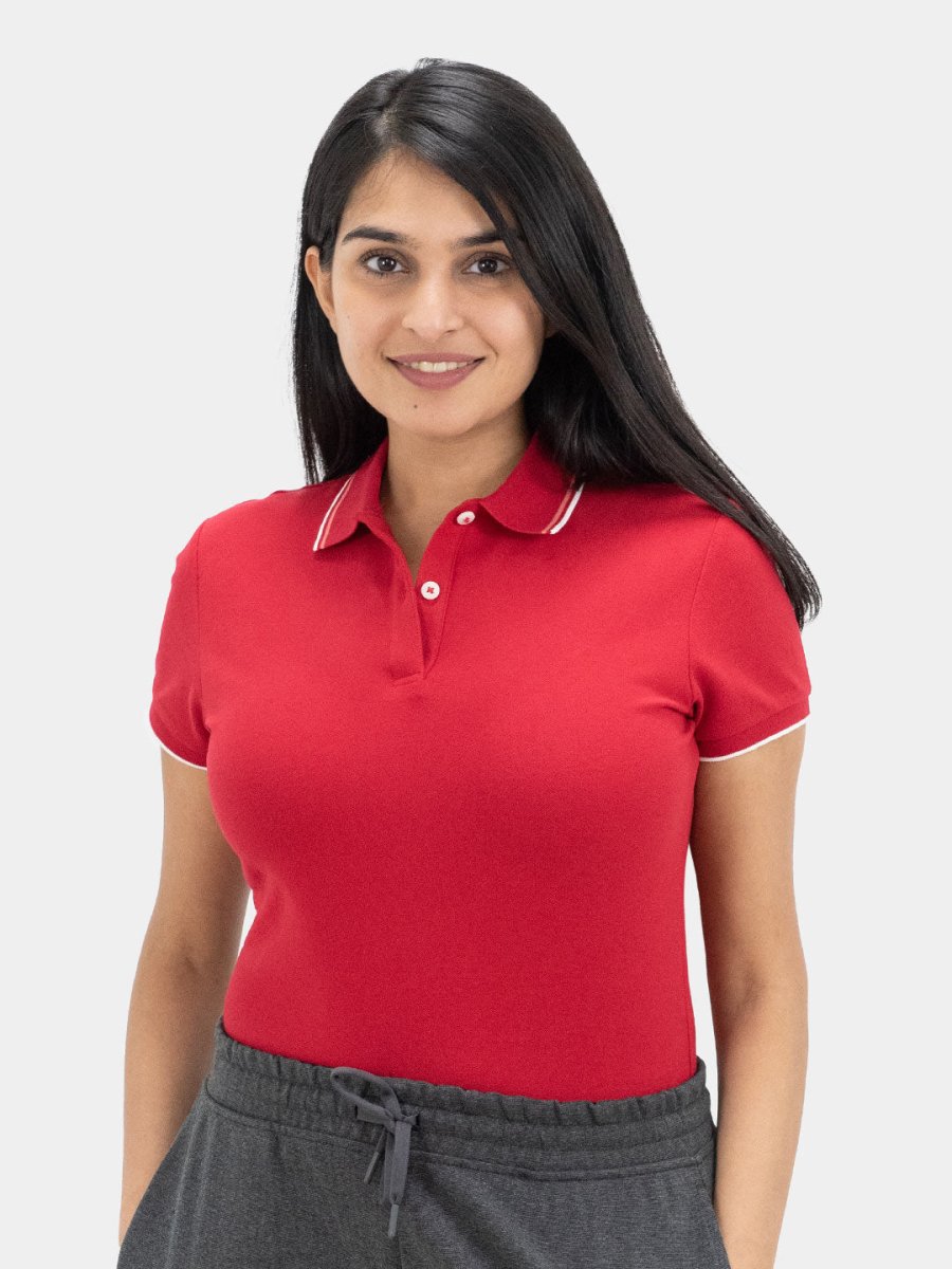 Giordano Women's Cotton-Lycra Polo - Premium Polo