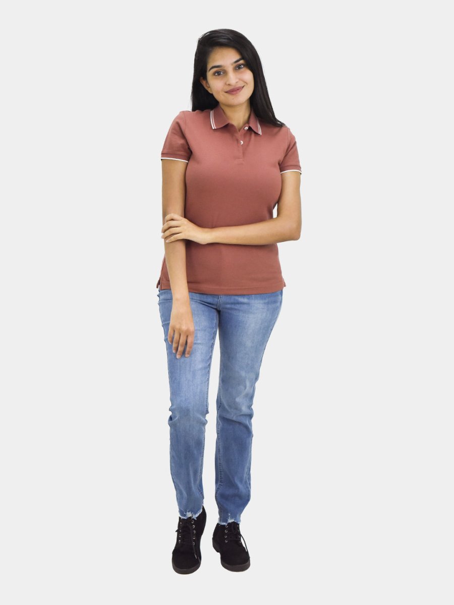 Giordano Women's Cotton-Lycra Polo - Premium Polo